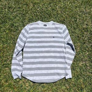 Volcom striped waffle knit mens size XL
